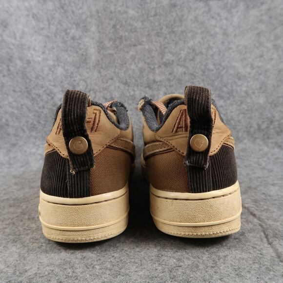Nike Shoes 6Y Air Force 1 Low Carhartt WIP Ale Brown GS Sneakers Canvas Corduroy - Picture 7 of 16